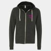 Unisex Triblend Sponge Fleece Full-Zip Hoodie Sweatshirt Thumbnail
