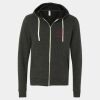 Unisex Triblend Sponge Fleece Full-Zip Hoodie Sweatshirt Thumbnail