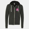 Unisex Triblend Sponge Fleece Full-Zip Hoodie Sweatshirt Thumbnail
