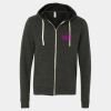Unisex Triblend Sponge Fleece Full-Zip Hoodie Sweatshirt Thumbnail