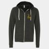 Unisex Triblend Sponge Fleece Full-Zip Hoodie Sweatshirt Thumbnail