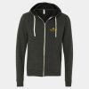 Unisex Triblend Sponge Fleece Full-Zip Hoodie Sweatshirt Thumbnail