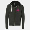 Unisex Triblend Sponge Fleece Full-Zip Hoodie Sweatshirt Thumbnail