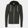 Unisex Triblend Sponge Fleece Full-Zip Hoodie Sweatshirt Thumbnail