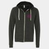 Unisex Triblend Sponge Fleece Full-Zip Hoodie Sweatshirt Thumbnail