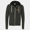 Unisex Triblend Sponge Fleece Full-Zip Hoodie Sweatshirt Thumbnail