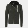 Unisex Triblend Sponge Fleece Full-Zip Hoodie Sweatshirt Thumbnail