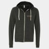 Unisex Triblend Sponge Fleece Full-Zip Hoodie Sweatshirt Thumbnail