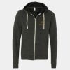 Unisex Triblend Sponge Fleece Full-Zip Hoodie Sweatshirt Thumbnail