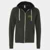 Unisex Triblend Sponge Fleece Full-Zip Hoodie Sweatshirt Thumbnail