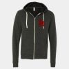 Unisex Triblend Sponge Fleece Full-Zip Hoodie Sweatshirt Thumbnail