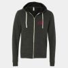 Unisex Triblend Sponge Fleece Full-Zip Hoodie Sweatshirt Thumbnail