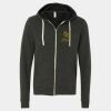 Unisex Triblend Sponge Fleece Full-Zip Hoodie Sweatshirt Thumbnail