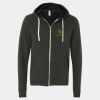 Unisex Triblend Sponge Fleece Full-Zip Hoodie Sweatshirt Thumbnail