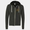 Unisex Triblend Sponge Fleece Full-Zip Hoodie Sweatshirt Thumbnail