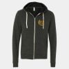 Unisex Triblend Sponge Fleece Full-Zip Hoodie Sweatshirt Thumbnail