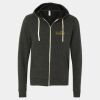 Unisex Triblend Sponge Fleece Full-Zip Hoodie Sweatshirt Thumbnail