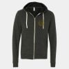 Unisex Triblend Sponge Fleece Full-Zip Hoodie Sweatshirt Thumbnail