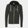 Unisex Triblend Sponge Fleece Full-Zip Hoodie Sweatshirt Thumbnail