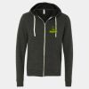 Unisex Triblend Sponge Fleece Full-Zip Hoodie Sweatshirt Thumbnail