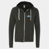 Unisex Triblend Sponge Fleece Full-Zip Hoodie Sweatshirt Thumbnail