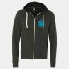 Unisex Triblend Sponge Fleece Full-Zip Hoodie Sweatshirt Thumbnail