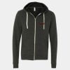 Unisex Triblend Sponge Fleece Full-Zip Hoodie Sweatshirt Thumbnail