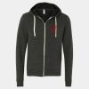 Unisex Triblend Sponge Fleece Full-Zip Hoodie Sweatshirt Thumbnail