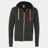 Unisex Triblend Sponge Fleece Full-Zip Hoodie Sweatshirt Thumbnail