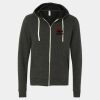 Unisex Triblend Sponge Fleece Full-Zip Hoodie Sweatshirt Thumbnail