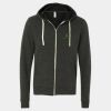 Unisex Triblend Sponge Fleece Full-Zip Hoodie Sweatshirt Thumbnail
